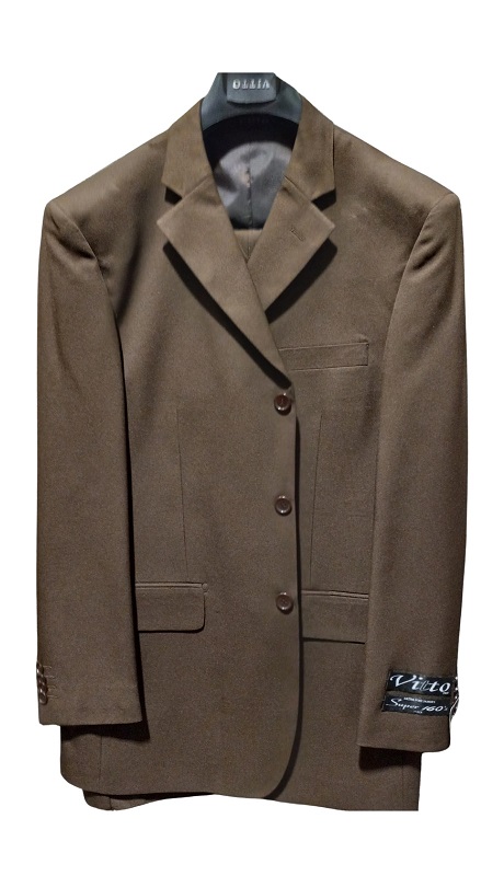 Vitto Mens Suit M070-03-DR-BROWN